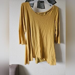 Miracle Body women's Mustard Tunic size XL